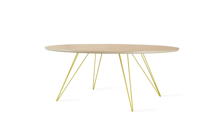 Williams Coffee Table - Small Oval - Tronk - Tables + Desks - Maple - Yellow - HORNE