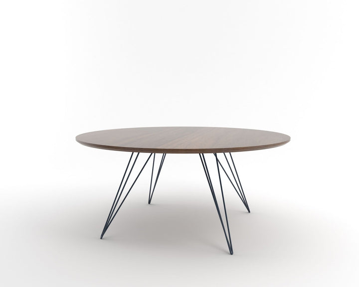 Williams Coffee Table - Small Oval - Tronk - Tables + Desks - Walnut - Navy - HORNE