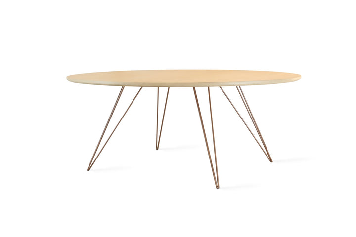 Williams Coffee Table - Small Oval - Tronk - Tables + Desks - Maple - Rose Copper - HORNE