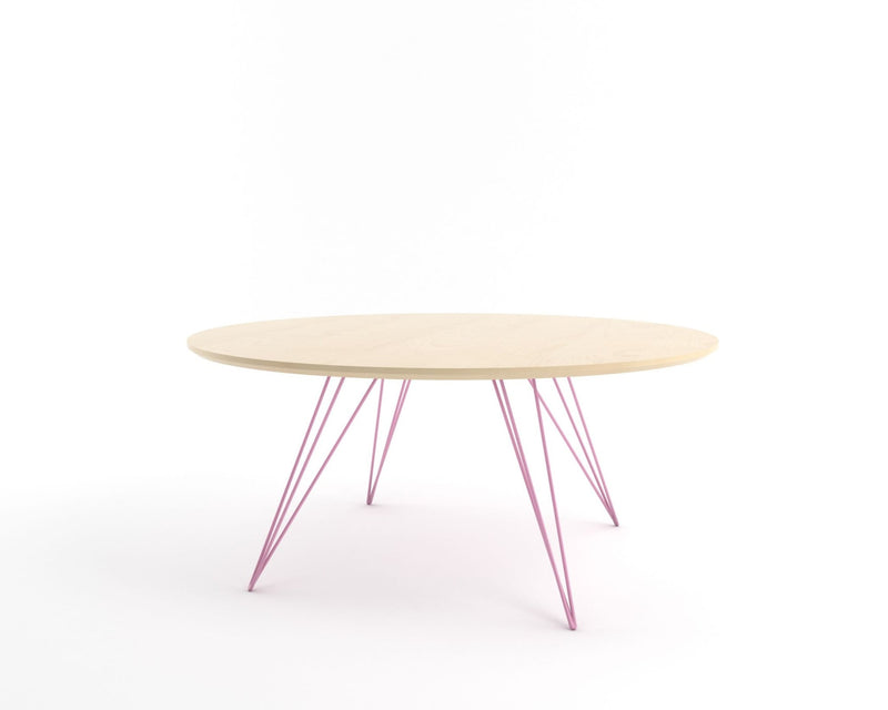 Williams Coffee Table - Small Oval - Tronk - Tables + Desks - Maple - Blood Red - HORNE