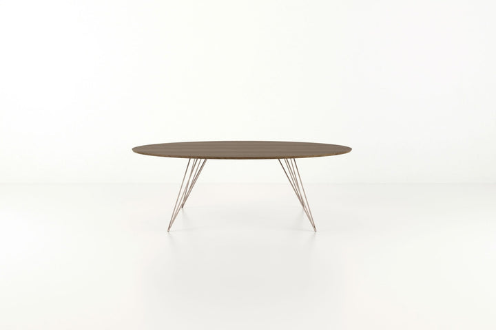 Williams Coffee Table - Small Oval - Tronk - Tables + Desks - Walnut - Rose Copper - HORNE
