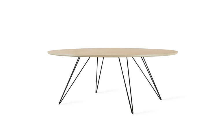 Williams Coffee Table - Small Oval - Tronk - Tables + Desks - Maple - Black - HORNE