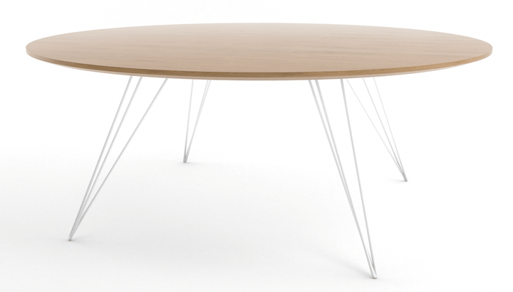 Williams Coffee Table - Small Oval - Tronk - Tables + Desks - White Oak - White - HORNE