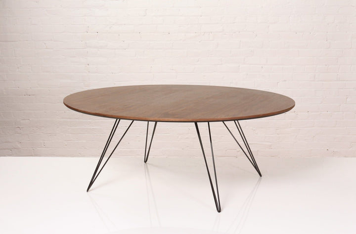 Williams Coffee Table - Small Oval - Tronk - Tables + Desks - Walnut - Black - HORNE