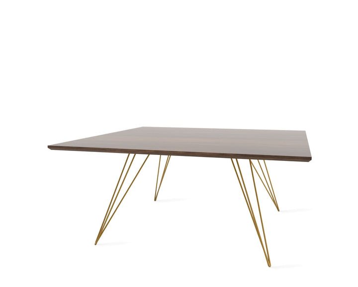 Williams Coffee Table - Small Rectangle - Tronk - Tables + Desks - Walnut - Mustard - HORNE