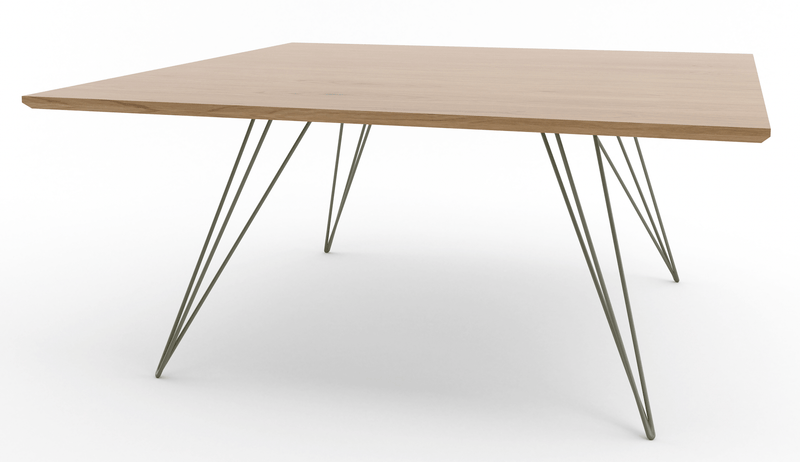 Williams Coffee Table - Small Rectangle - Tronk - Tables + Desks - Maple - Blood Red - HORNE