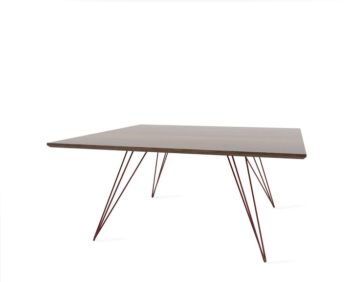Williams Coffee Table - Small Rectangle - Tronk - Tables + Desks - Walnut - Blood Red - HORNE