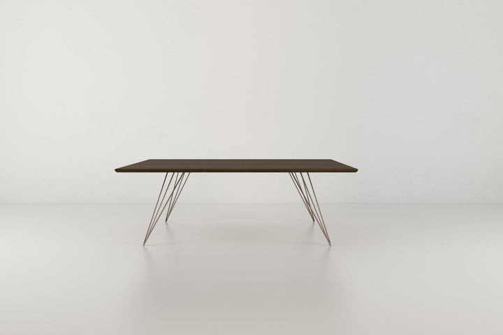 Williams Coffee Table - Small Rectangle - Tronk - Tables + Desks - Walnut - Rose Copper - HORNE