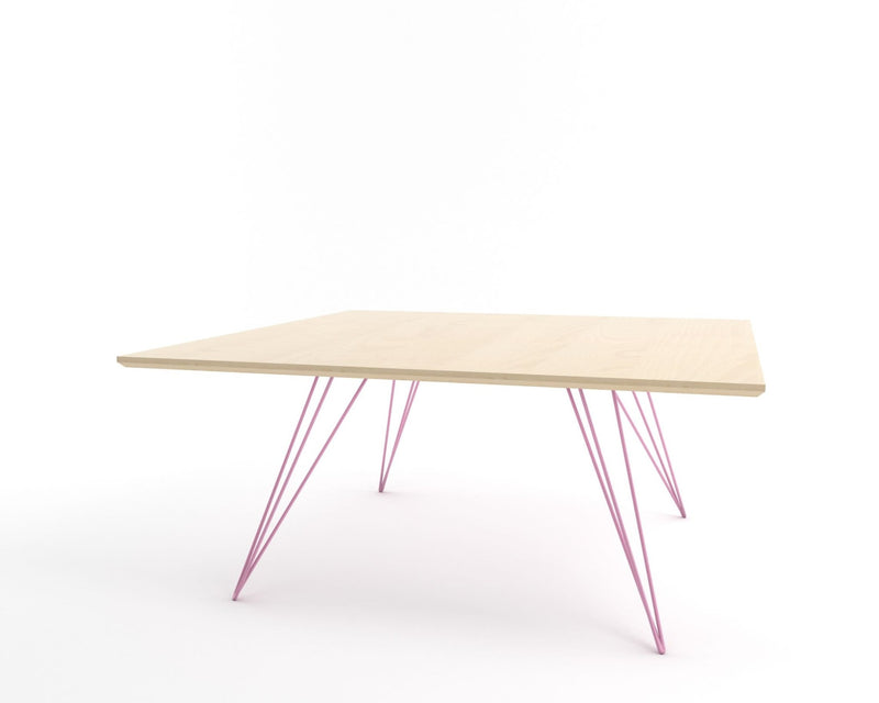 Williams Coffee Table - Small Square - Tronk - Tables + Desks - Maple - Blood Red - HORNE