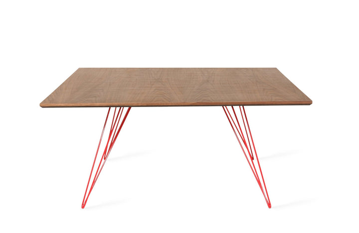 Williams Coffee Table - Small Square - Tronk - Tables + Desks - Walnut - Red - HORNE