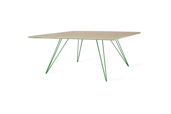 Williams Coffee Table - Small Square - Tronk - Tables + Desks - Maple - Green - HORNE