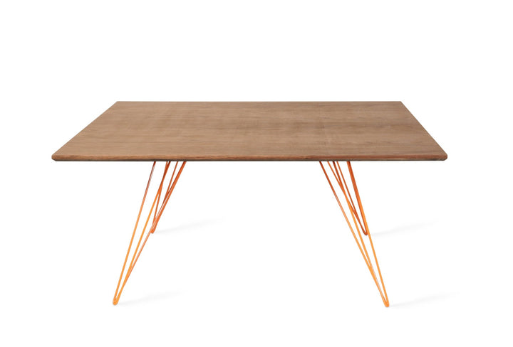 Williams Coffee Table - Small Square - Tronk - Tables + Desks - Walnut - Orange - HORNE