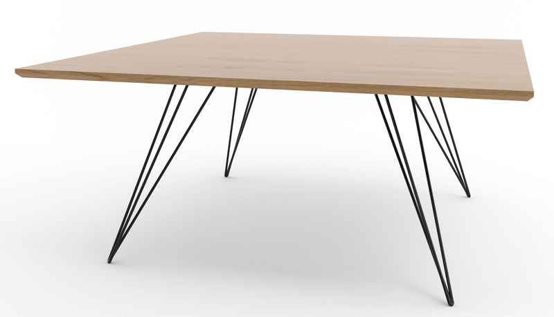 Williams Coffee Table - Small Square - Tronk - Tables + Desks - Maple - Blood Red - HORNE