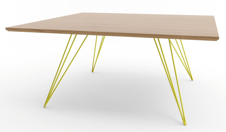 Williams Coffee Table - Small Square - Tronk - Tables + Desks - White Oak - Yellow - HORNE