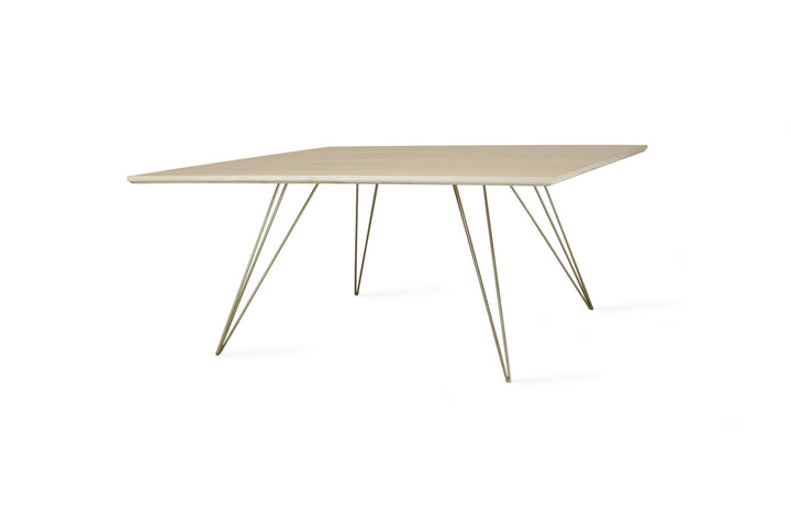 Williams Coffee Table - Small Square - Tronk - Tables + Desks - Maple - Brassy Gold - HORNE