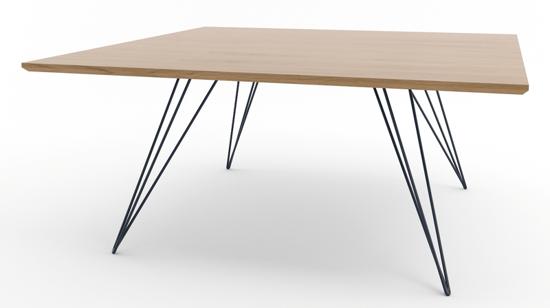 Williams Coffee Table - Small Square - Tronk - Tables + Desks - Maple - Blood Red - HORNE