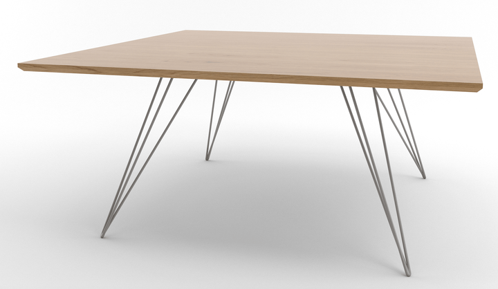 Williams Coffee Table - Small Square - Tronk - Tables + Desks - White Oak - Gray - HORNE