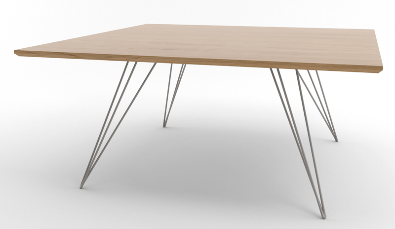 Williams Coffee Table - Small Square - Tronk - Tables + Desks - Maple - Blood Red - HORNE