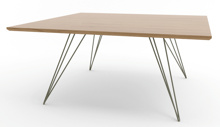 Williams Coffee Table - Small Square - Tronk - Tables + Desks - White Oak - Prairie Green - HORNE
