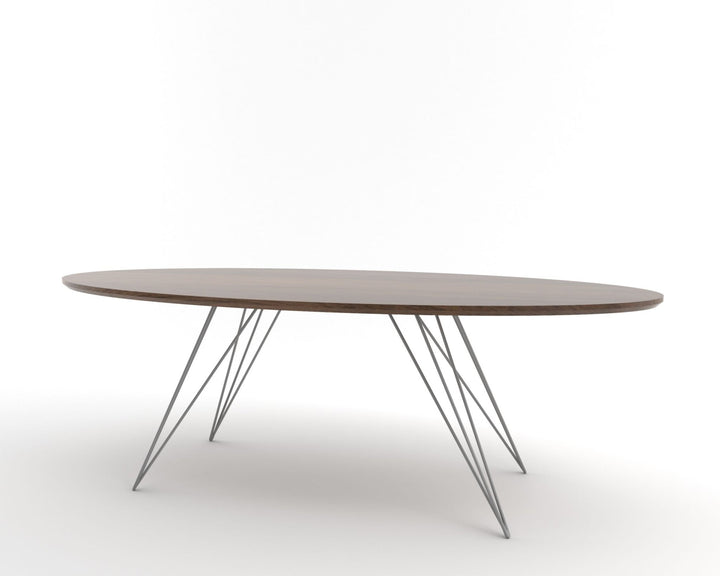 Williams Coffee Table - Thin Oval - Tronk - Tables + Desks - Walnut - Gray - HORNE