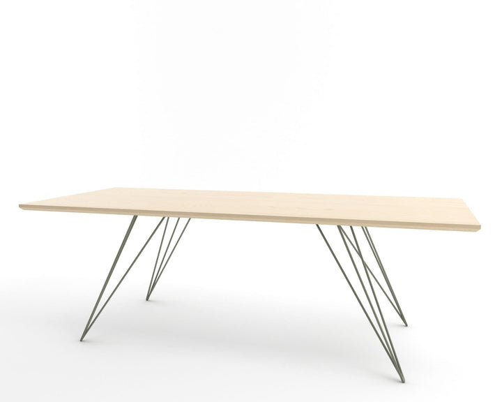 Williams Coffee Table - Thin Rectangle - Tronk - Tables + Desks - Maple - Prairie Green - HORNE