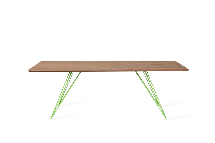 Williams Coffee Table - Thin Rectangle - Tronk - Tables + Desks - Walnut - Green - HORNE