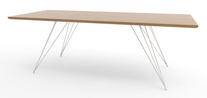 Williams Coffee Table - Thin Rectangle - Tronk - Tables + Desks - White Oak - White - HORNE