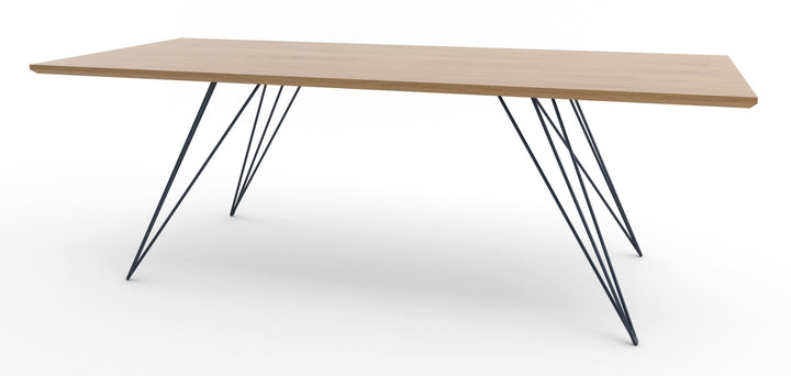 Williams Coffee Table - Thin Rectangle - Tronk - Tables + Desks - White Oak - Navy - HORNE