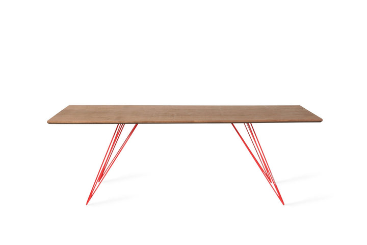 Williams Coffee Table - Thin Rectangle - Tronk - Tables + Desks - Walnut - Red - HORNE
