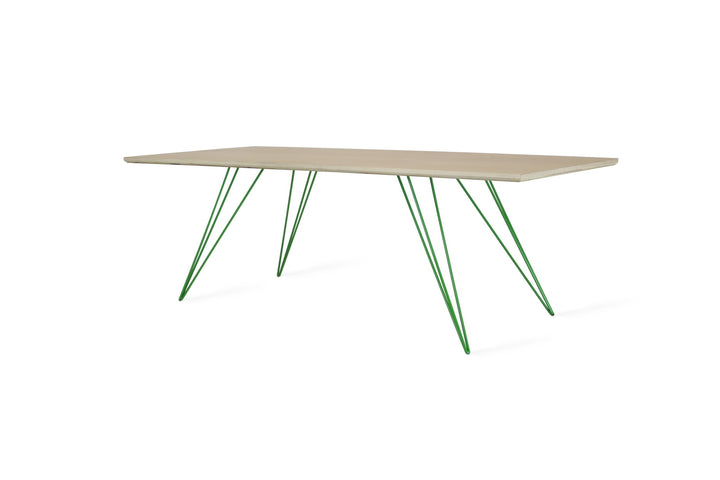 Williams Coffee Table - Thin Rectangle - Tronk - Tables + Desks - Maple - Green - HORNE