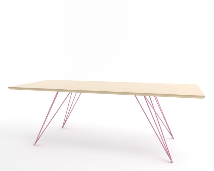 Williams Coffee Table - Thin Rectangle - Tronk - Tables + Desks - Maple - Pink - HORNE