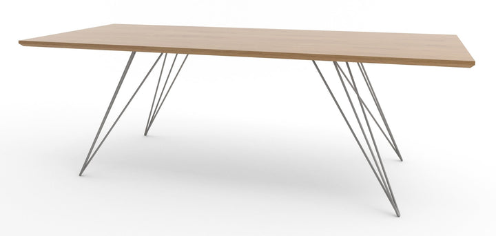 Williams Coffee Table - Thin Rectangle - Tronk - Tables + Desks - White Oak - Gray - HORNE