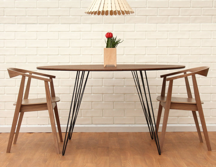 Williams Dining Table - Large Circle - Tronk - Tables + Desks - Walnut - White - HORNE