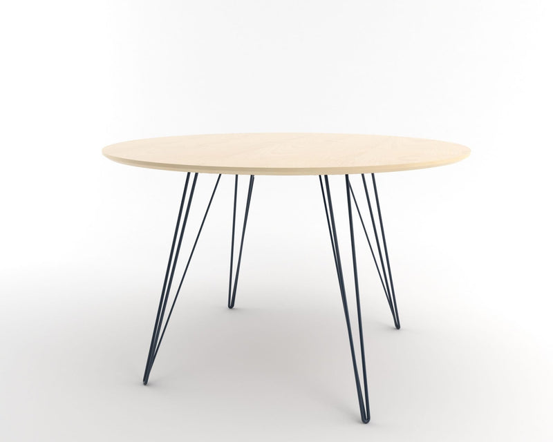 Williams Dining Table - Large Circle - Tronk - Tables + Desks - Maple - Blood Red - HORNE