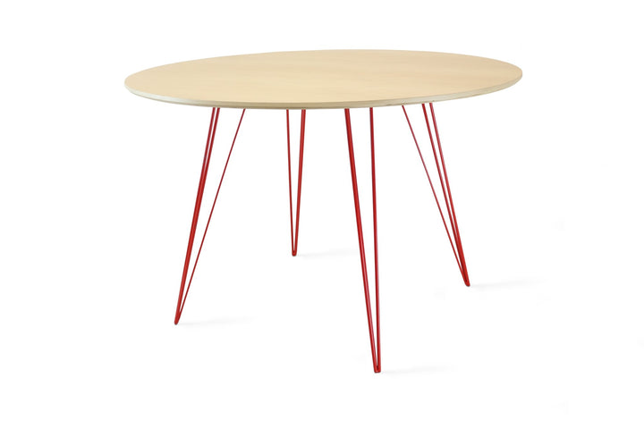 Williams Dining Table - Large Circle - Tronk - Tables + Desks - Maple - Red - HORNE