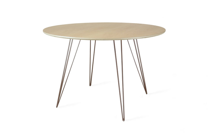 Williams Dining Table - Large Circle - Tronk - Tables + Desks - Maple - Rose Copper - HORNE