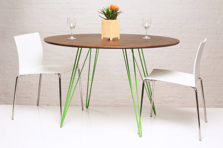 Williams Dining Table - Large Circle - Tronk - Tables + Desks - Walnut - White - HORNE