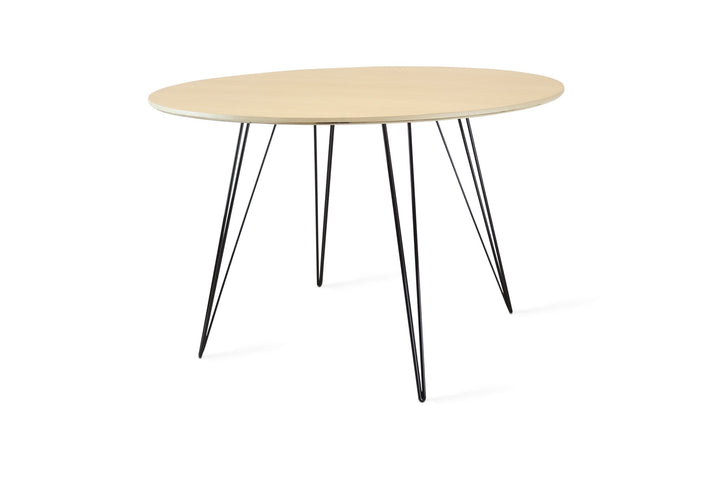 Williams Dining Table - Large Circle - Tronk - Tables + Desks - Maple - Black - HORNE