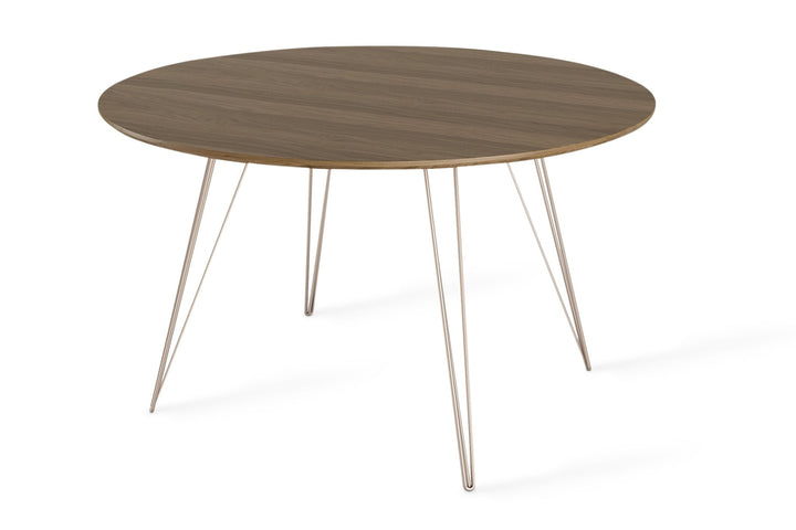 Williams Dining Table - Large Circle - Tronk - Tables + Desks - Walnut - Rose Copper - HORNE