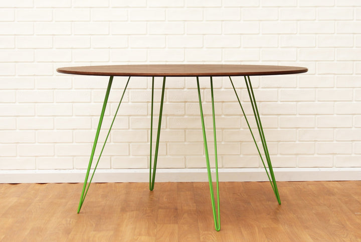 Williams Dining Table - Large Oval - Tronk - Tables + Desks - Walnut - Green - HORNE