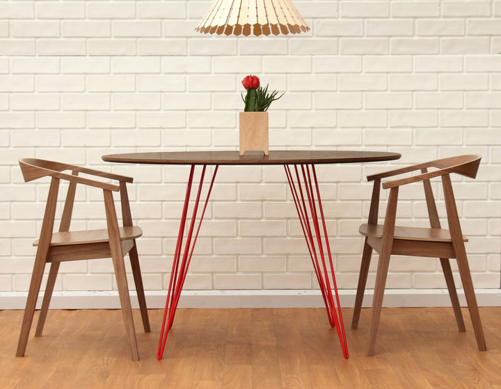 Williams Dining Table - Large Oval - Tronk - Tables + Desks - Walnut - White - HORNE