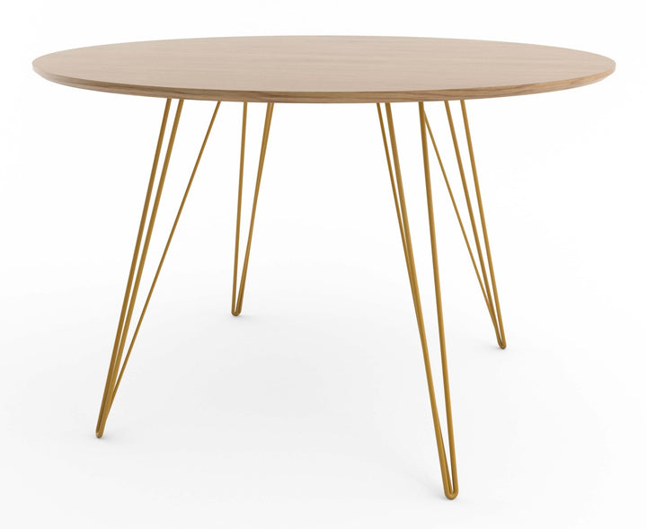 Williams Dining Table - Large Oval - Tronk - Tables + Desks - White Oak - Mustard - HORNE