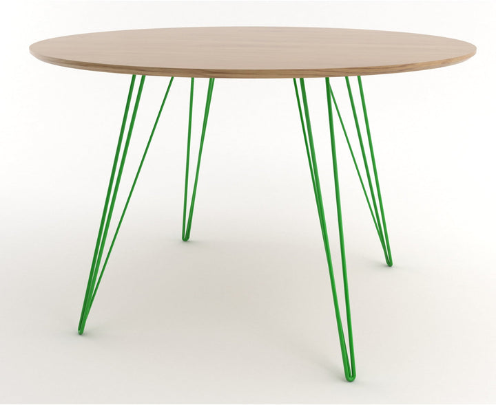 Williams Dining Table - Large Oval - Tronk - Tables + Desks - White Oak - Green - HORNE