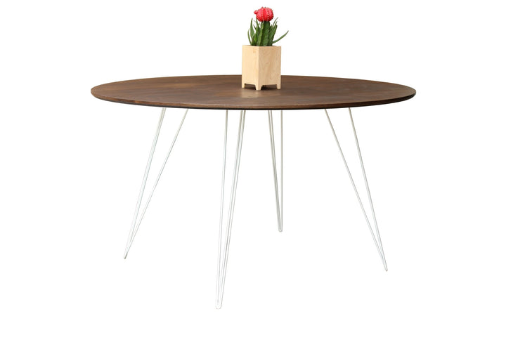 Williams Dining Table - Large Oval - Tronk - Tables + Desks - Walnut - White - HORNE