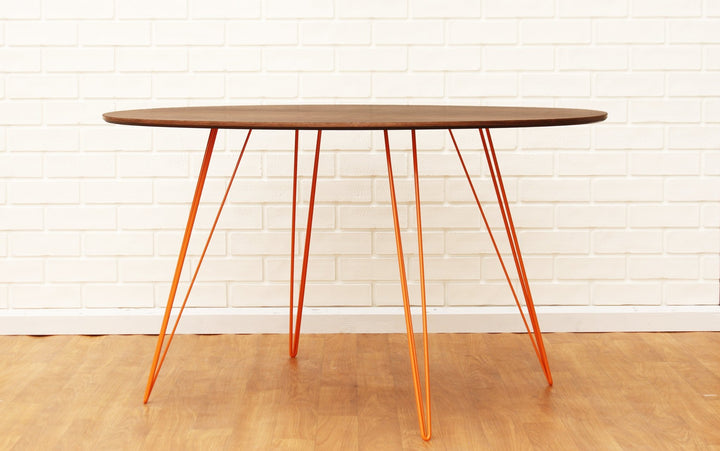 Williams Dining Table - Large Oval - Tronk - Tables + Desks - Walnut - Orange - HORNE