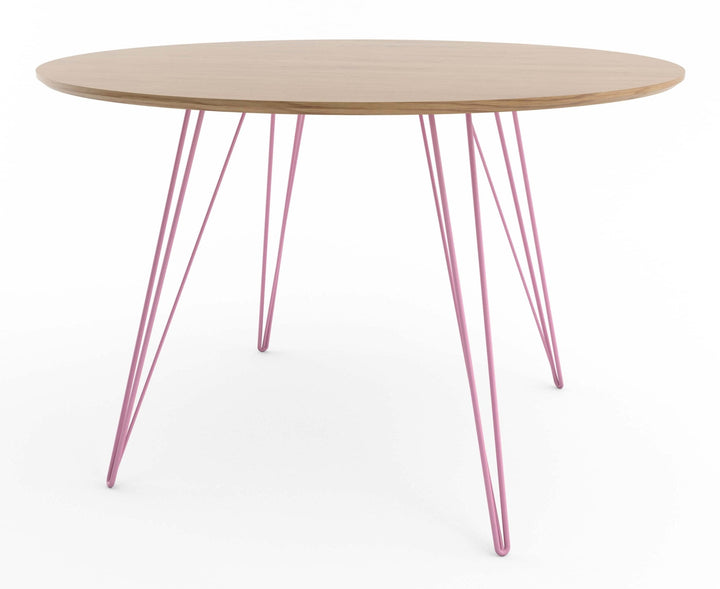 Williams Dining Table - Large Oval - Tronk - Tables + Desks - White Oak - Pink - HORNE