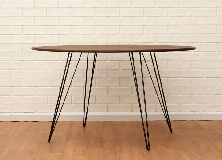 Williams Dining Table - Large Oval - Tronk - Tables + Desks - Walnut - Black - HORNE