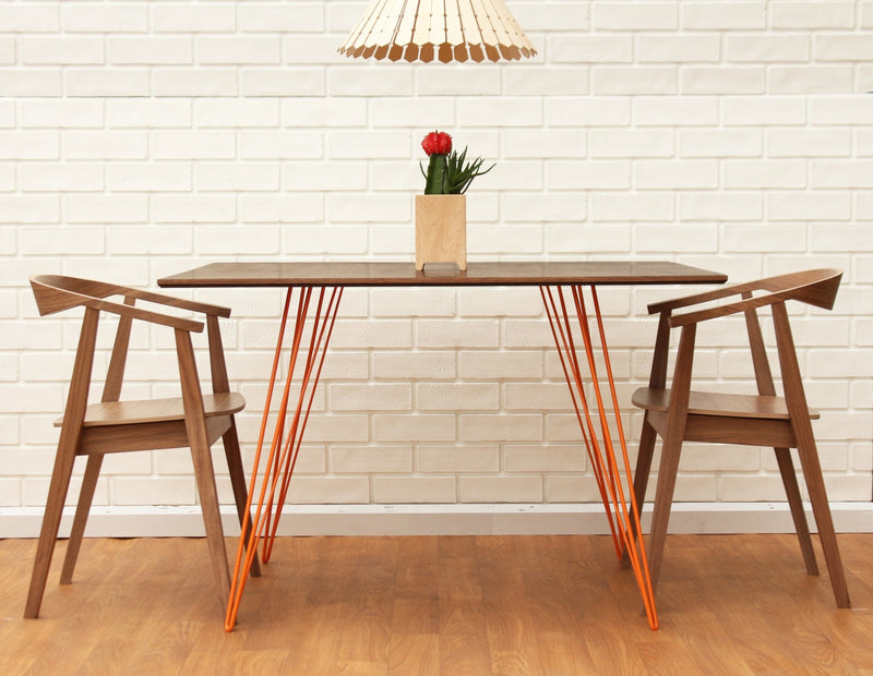Williams Dining Table - Large Rectangle - Tronk - Tables + Desks - Maple - Blood Red - HORNE