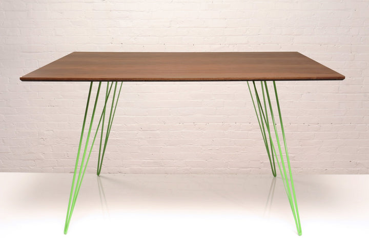 Williams Dining Table - Large Rectangle - Tronk - Tables + Desks - Walnut - Green - HORNE