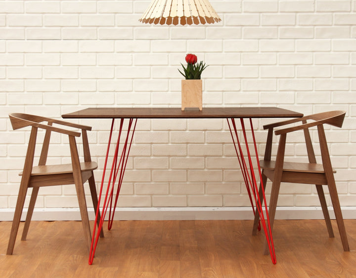 Williams Dining Table - Large Square - Tronk - Tables + Desks - Walnut - White - HORNE